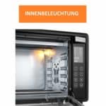 Digitaler Minibackofen mit Umluft im Detail-Check