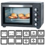 TZS First Austria 2000 Watt Mini-Backofen