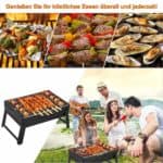 Tragbarer Holzkohlegrill im Detail-Check